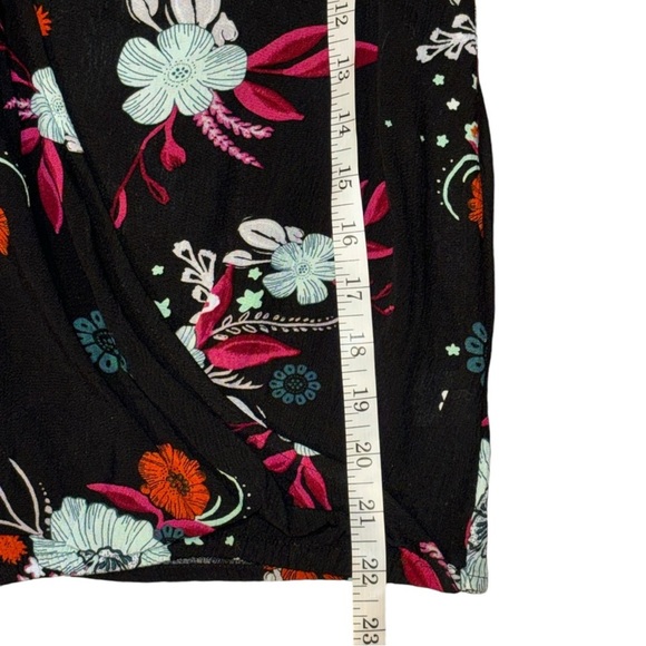 Mudd Peasant Floral Bell Sleeves V-Neck Button Closure Sz S Juniors - Picture 7 of 8